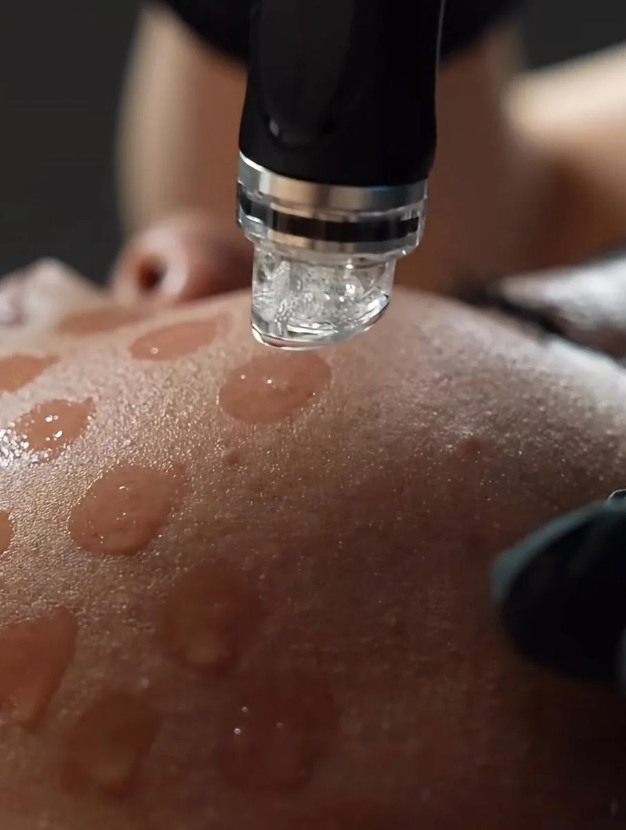 HydraFacial back treatment